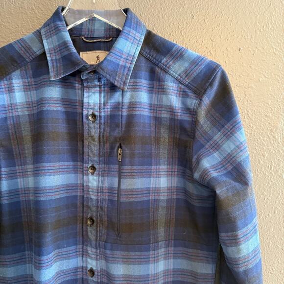 Royal Robbins Merinolux Flannel Zipper Front Pocket Size S - Picture 6 of 8